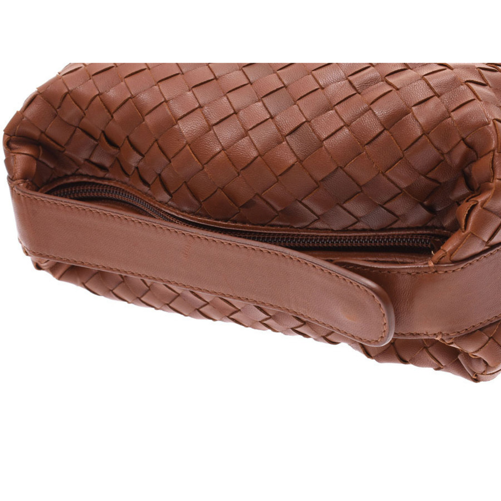 Bottega Veneta pouch intrecciato Camel Brown calfskin - Picture 3 of 9